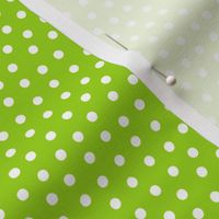 dots lime green :: fruity fun