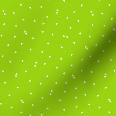 triangle confetti lime green :: fruity fun