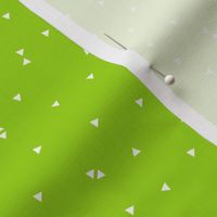 triangle confetti lime green :: fruity fun