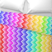 00563861 : knobbly zigzag : rainbow