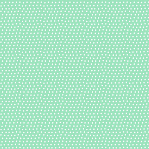 dots mint green :: fruity fun