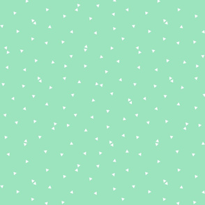 triangle confetti mint green :: fruity fun bigger