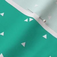 triangle confetti teal :: fruity fun bigger