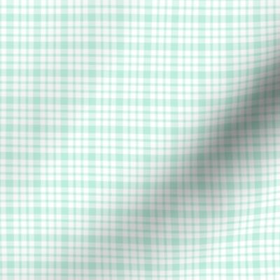 plaid light teal :: fruity fun bigger