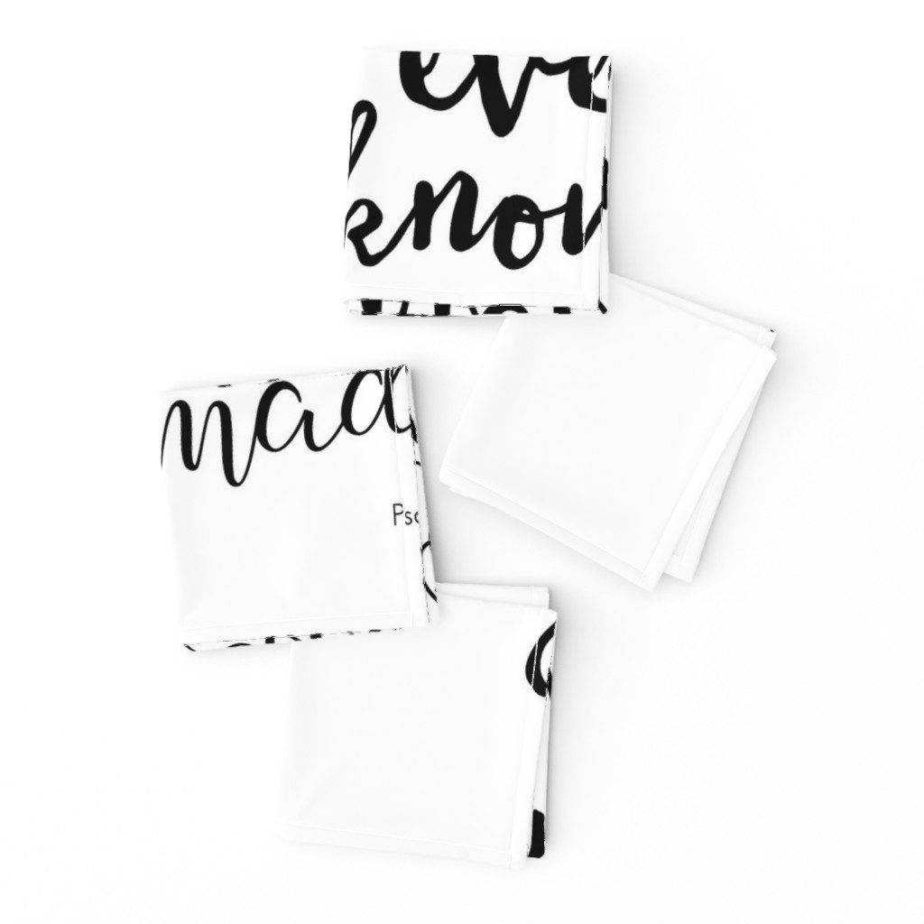 typography sampler || b&w