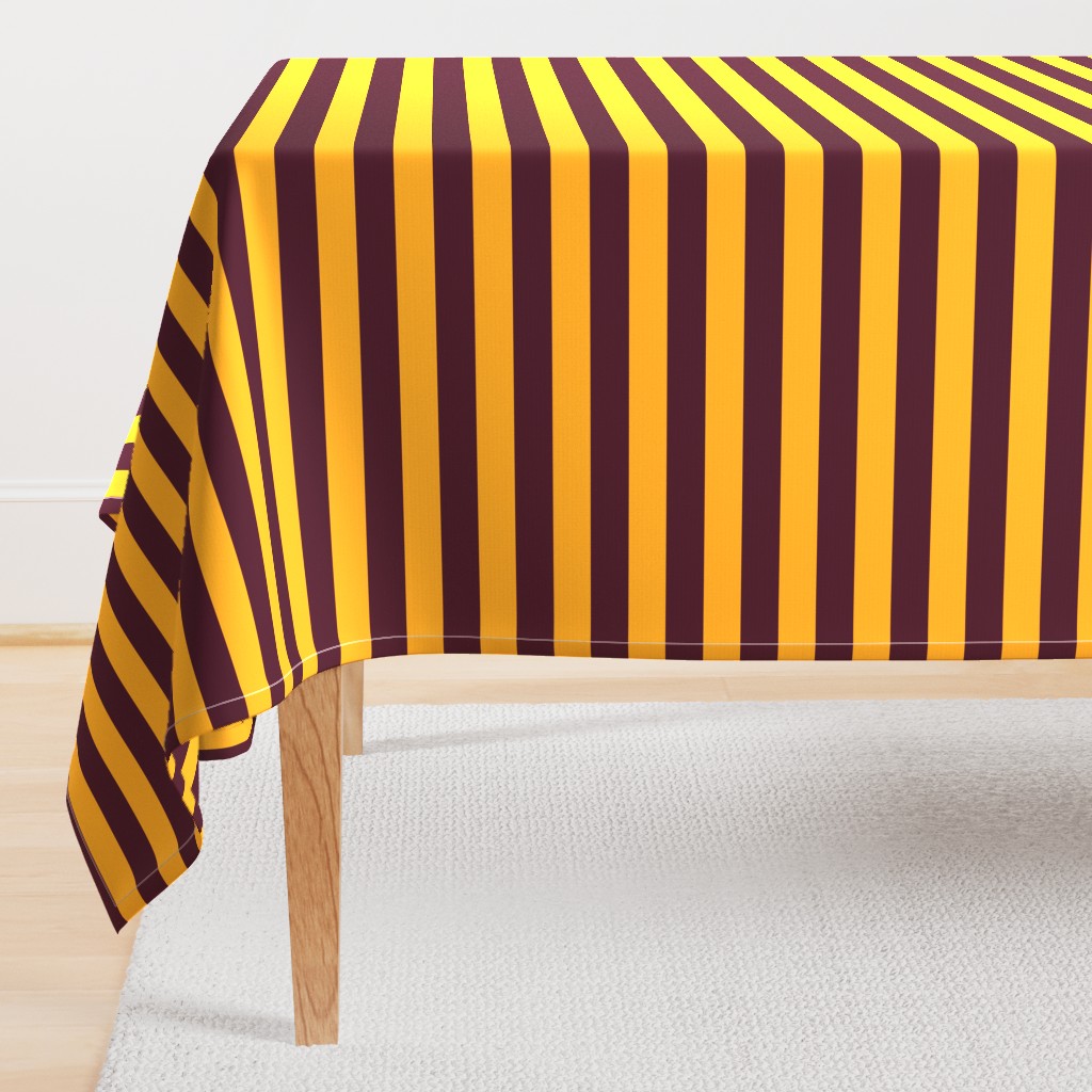 maroon & gold stripe