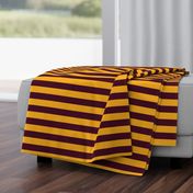 maroon & gold stripe