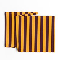 maroon & gold stripe