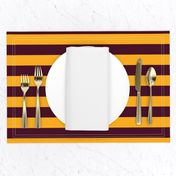 maroon & gold stripe