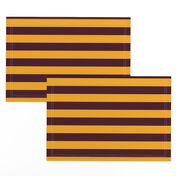 maroon & gold stripe