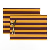 maroon & gold stripe