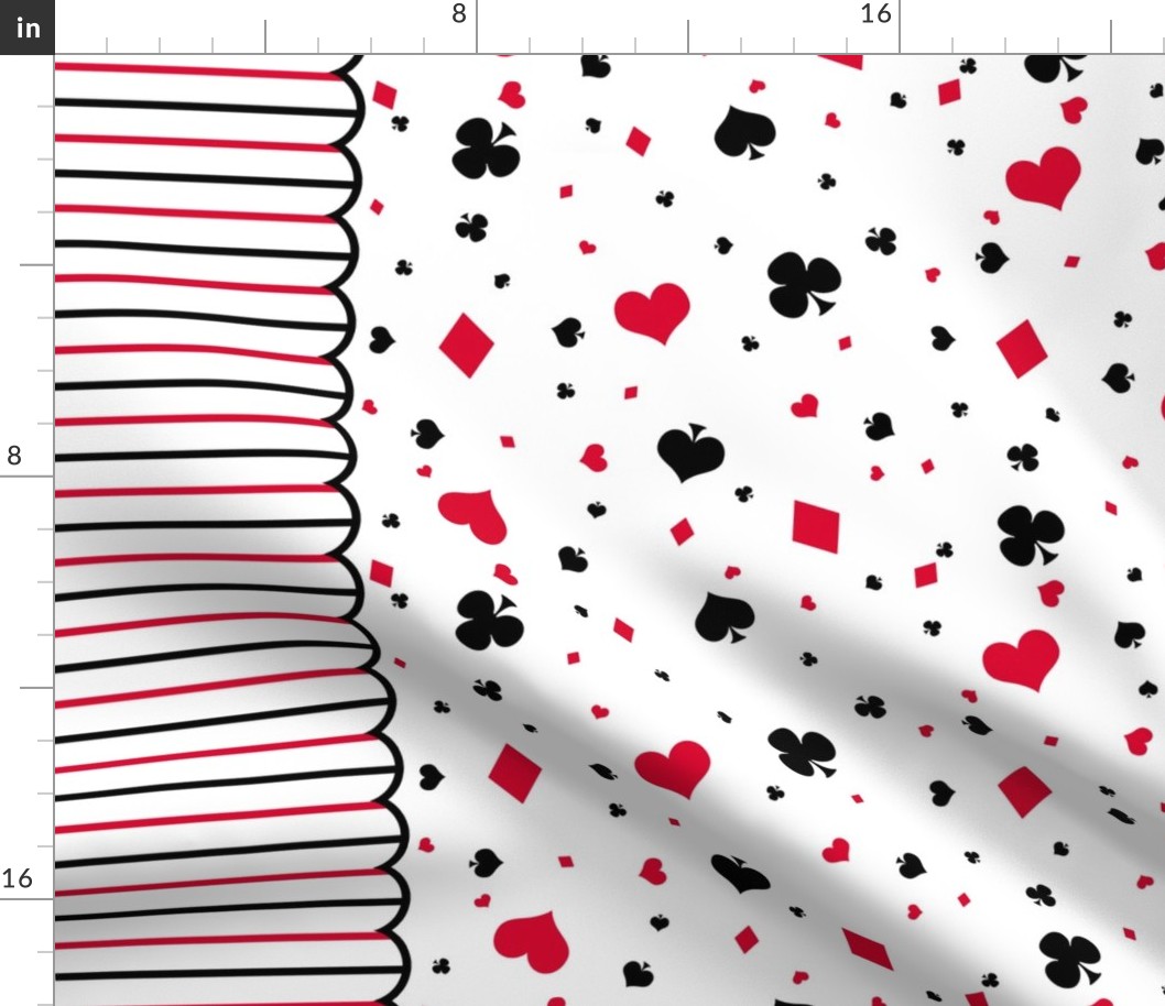 Queen of Hearts Border