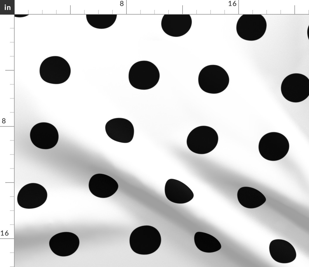 dots black white :: fruity fun huge