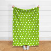 dots lime green :: fruity fun huge