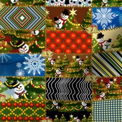 Vintage Stocking_fabric_quilted_design