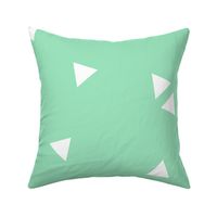 triangle confetti mint green :: fruity fun huge