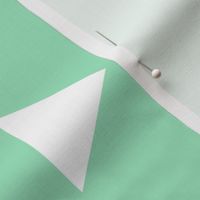 triangle confetti mint green :: fruity fun huge