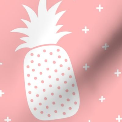 pineapples + light pink :: fruity fun huge