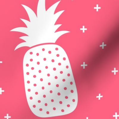 pineapples + pink :: fruity fun huge