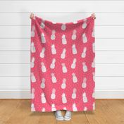 pineapples + pink :: fruity fun huge