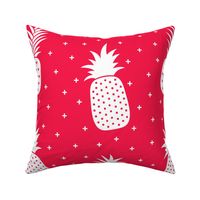 pineapples + red :: fruity fun huge