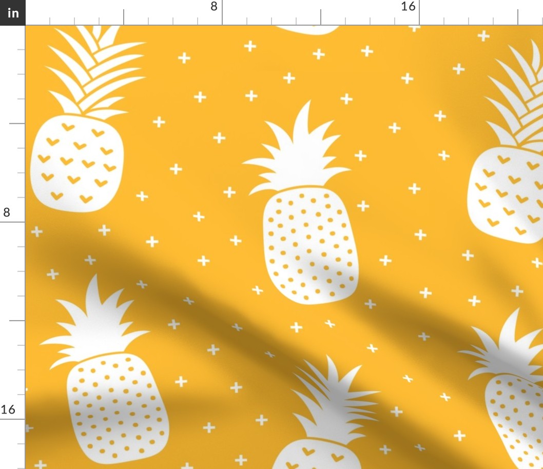 pineapples + orange :: fruity fun huge