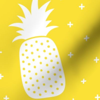 pineapples + yellow :: fruity fun huge