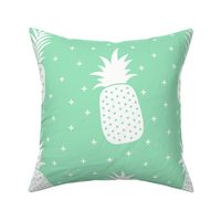 pineapples + mint green :: fruity fun huge