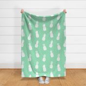 pineapples + mint green :: fruity fun huge