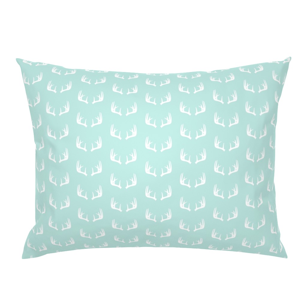 antlers (small scale) paramour blue || the bear creek collection