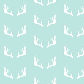 antlers (small scale) paramour blue || the bear creek collection