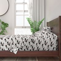 Adorable little baby sloth print jungle trees pura vida collection gender neutral beige black and white