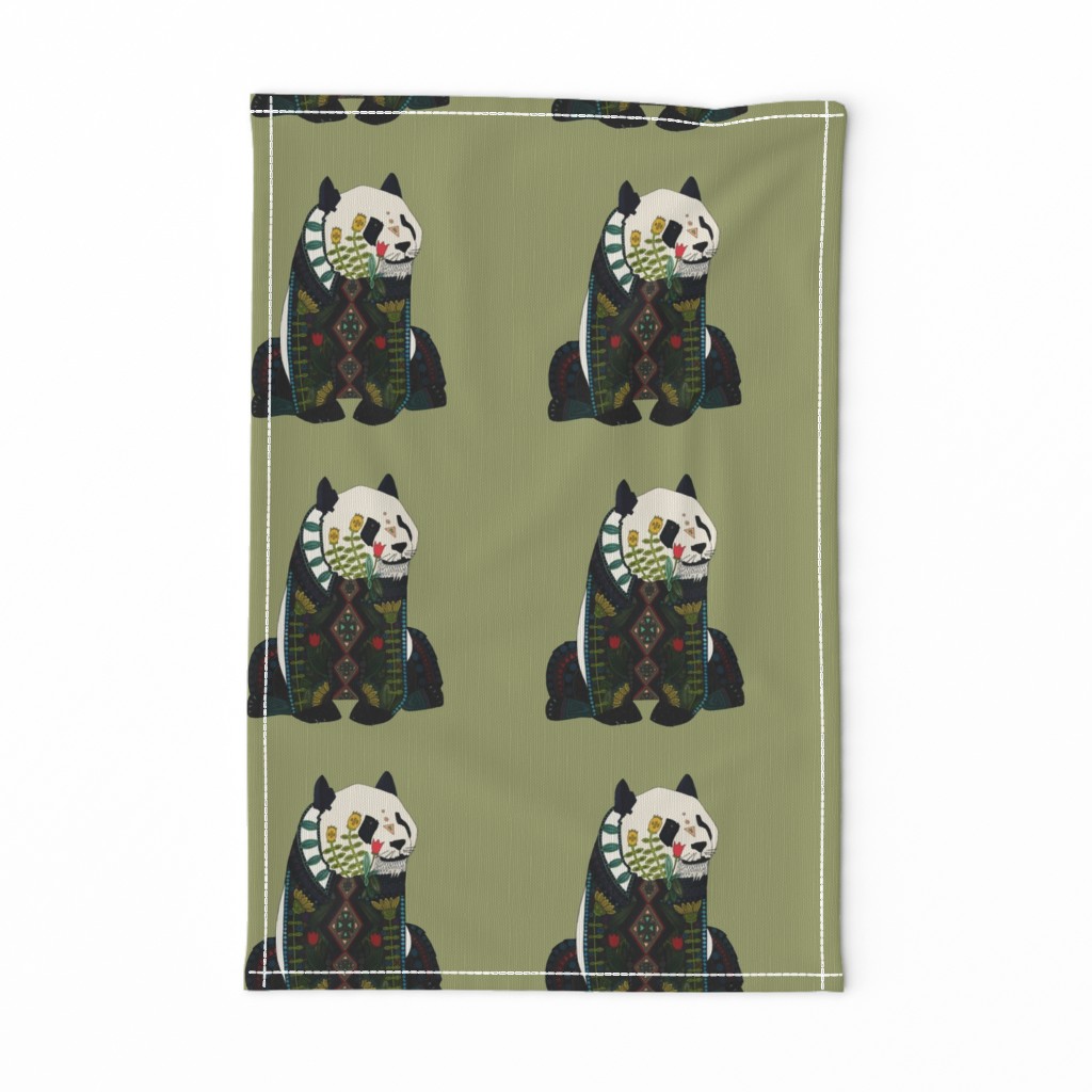 panda sage green swatch