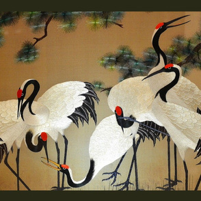 chinese crane panel