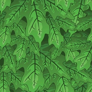 green mapel leaves