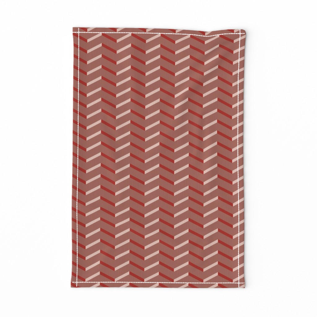 pink and red chevron | pencilmeinstationery.com