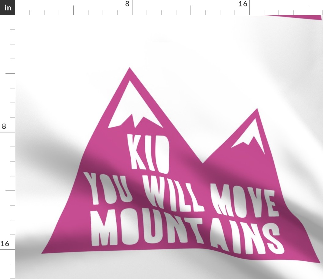 Kid you will mountains - orchid