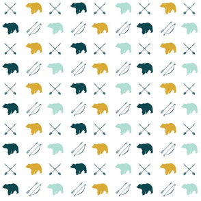 bear and arrows || the yellowstone collection