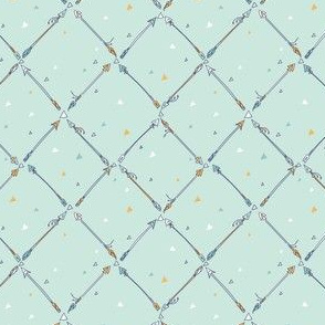 Dainty Arrows - Aqua