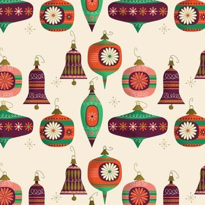 Retro Christmas Balls and Bells