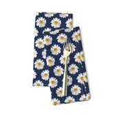 Daisies on Navy