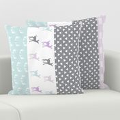 1 yard - girl woodland (purple and blue) 90 || lilac grove collection