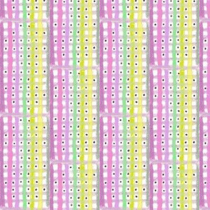 Vertical dotty stripe