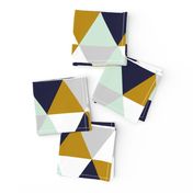 Mint Mustard Navy Grey Triangles_rev