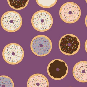 Donuts on Purple