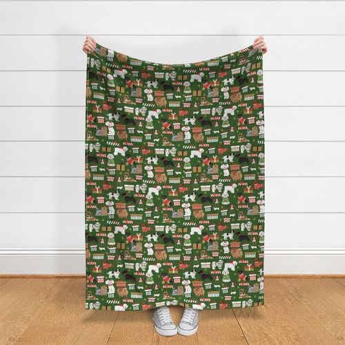 dogs christmas bichon frise pekingese dachshund doxie chihuahua maltese poodle scottish terrier japanese chin dog papillon yorkshire terrier dog christmas vintage