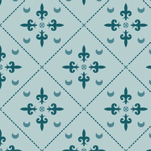 Living Room Wallpaper (Large Pattern)