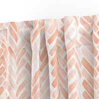 pale blush watercolor herringbone