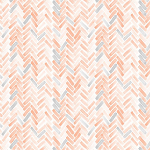 pale blush gray herringbone