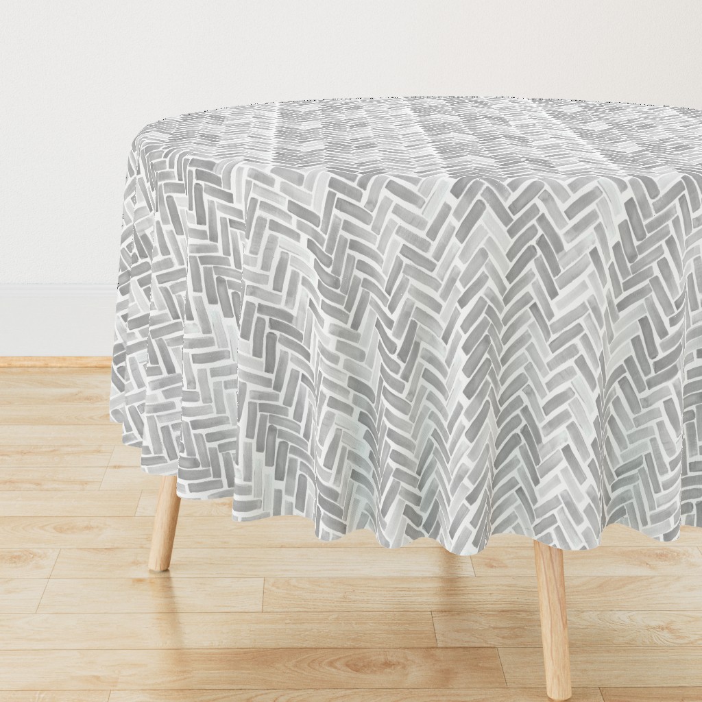 gray watercolor herringbone